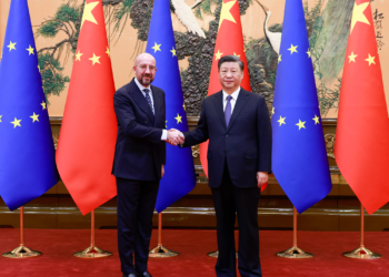 Chinese President Xi Jinping meets with President of the European Council Charles Michel on December 1, 2022 at the Great Hall of the People in Beijing. Photo: Xinhua