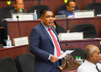 Agriculture Minister, Zulfikar Mustapha during Monday’s sitting of the National Assembly