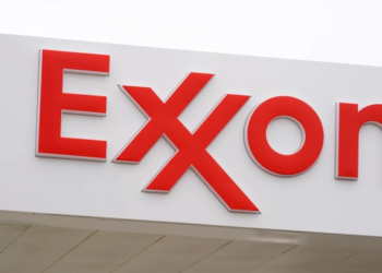 A sign for an Exxon gas station is displayed in Upper Darby, Pa., Tuesday, April 26, 2022. Exxon Mobil reports quarterly financial results on Friday, Oct. 28, 2022. (AP Photo/Matt Rourke)