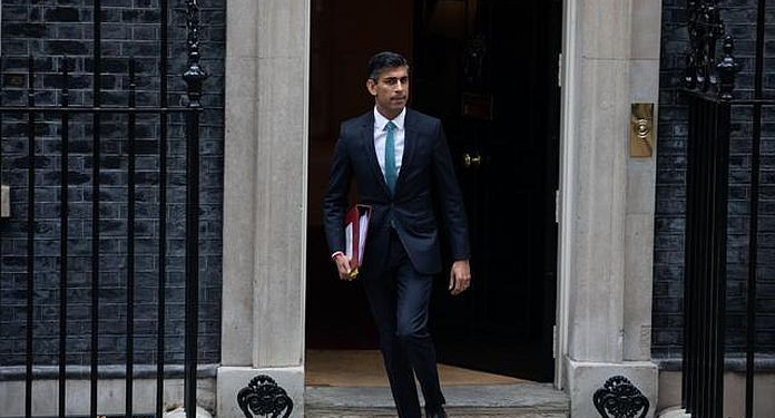 UK Prime Minister Rishi Sunak at number 10 Downing Street in October 2022.[Photo: Alamy]