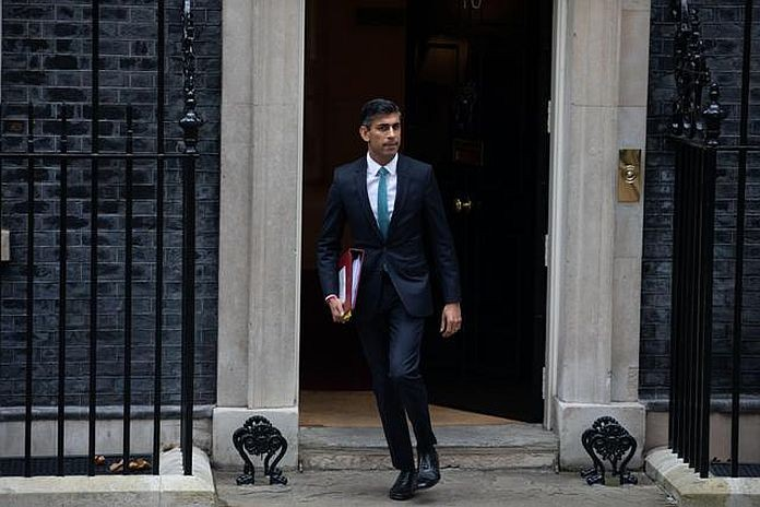 UK Prime Minister Rishi Sunak at number 10 Downing Street in October 2022.[Photo: Alamy]
