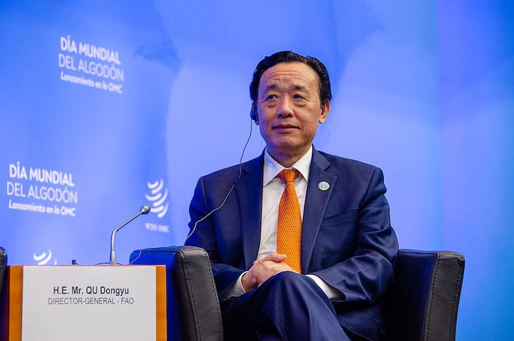 FAO Director General Qu Dongyu. Photo Credit: WTO
