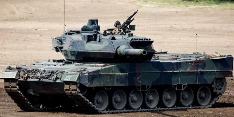 The Leopard tank is designed to compete with the Russian tanks being used in the invasion