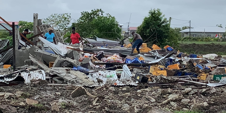 The destruction of a beverage business in Mocha/Arcadia (APNU+AFC)