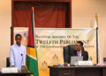 Guyanese- British actress, Letitia Wright during her address to members of Parliament