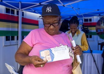Beneficiary, Hyacinth Benjamin (DPI Photo).