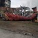 Skeldon Factory chimney falls to the ground