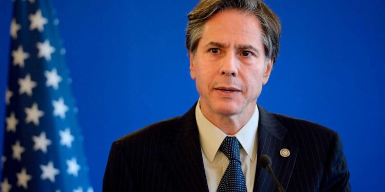 US Secretary of State Antony Blinken