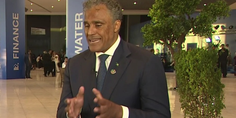 A screengrab of Rick Fox, founder of Partanna Global.