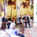 Chinese Premier Li Qiang (R) meets with Ban Ki-moon, chairman of the Boao Forum for Asia (BFA), as well as some members of the BFA board of directors, and representatives of the BFA council of advisors and strategic partners, in Boao, south China's Hainan Province, March 29, 2023. /Xinhua