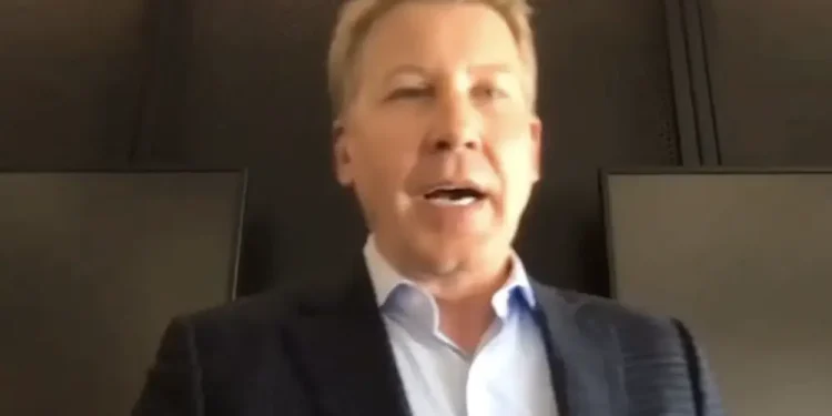 Clearlink CEO James Clarke said many remote workers didn't open their laptops for a month, according to a video posted by Vice. Screenshot/Vice