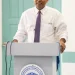 Minister of Health, Dr Frank Anthony at the opening ceremony of the newly refurbished psychiatric department.