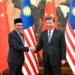 Chinese President Xi Jinping meets with Malaysia's Prime Minister Datuk Seri Anwar Ibrahim at the Great Hall of the People in Beijing, capital of China, March 31, 2023. (Xinhua/Rao Aimin)