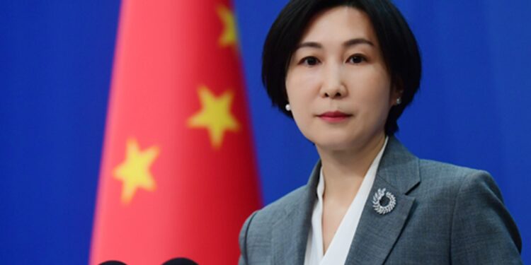 Chinese Foreign Ministry spokesperson Mao Ning