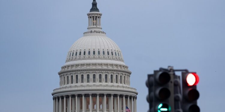 This photo taken on Dec 8, 2022 shows the US Capitol building in Washington, DC, the United States. [Photo/Xinhua]