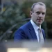 FILE - Britain's Deputy Prime Minister Dominic Raab arrives at 10 Downing Street in London, Tuesday, Jan. 18, 2022. Raab has resigned after an independent investigation into complaints that he bullied civil servants. Raab’s decision Friday, April 21, 2023 came the day after Prime Minister Rishi Sunak received findings into eight formal complaints that Raab, who is also justice secretary, had been abusive toward staff during a previous stint in that office and while serving as foreign secretary and Brexit secretary. (AP Photo/Alastair Grant file)