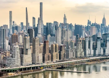 FILE - A new study from the scientific journal Earth's Future claimed New York City is sinking under the weight of its massive buildings, worsening potential flood risks in the region. C. Taylor Crothers/Getty Images