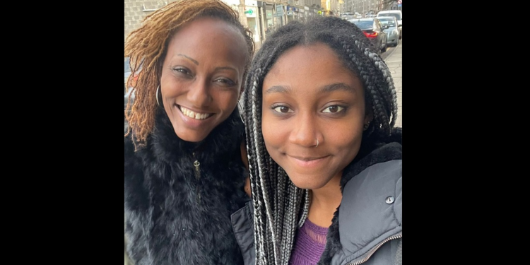 Future Astronauts Keisha Schahaff and her daughter Anastatia Mayars