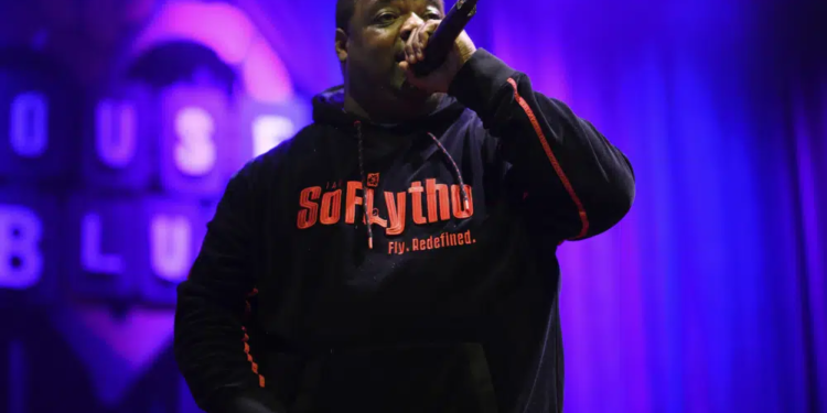 Big Pokey performs during the birthday celebration for Z-Ro at The House of Blues in Downtown Houston on Sunday, Jan. 19, 2020. Milton Powell, a Houston rapper who performed under the name Big Pokey and is credited with elevating the city's hip-hop scene, died Sunday, June 18, 2023, after collapsing during a show in Texas, according to a local justice of the peace. He was 48. (Jamaal Ellis/Houston Chronicle via AP)