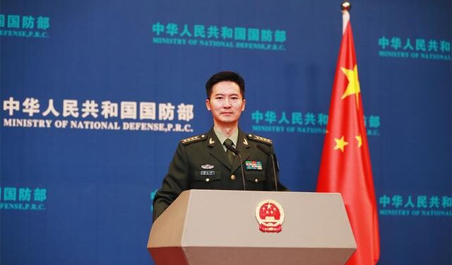 Senior Colonel Tan Kefei, spokesman for the Ministry of National Defense. [Photo/mod.gov.cn]