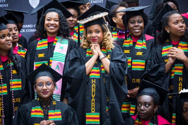 Black students graduate at rates higher than or comparable to peers from other racial groups at many ... [+]BOSTON GLOBE VIA GETTY IMAGES