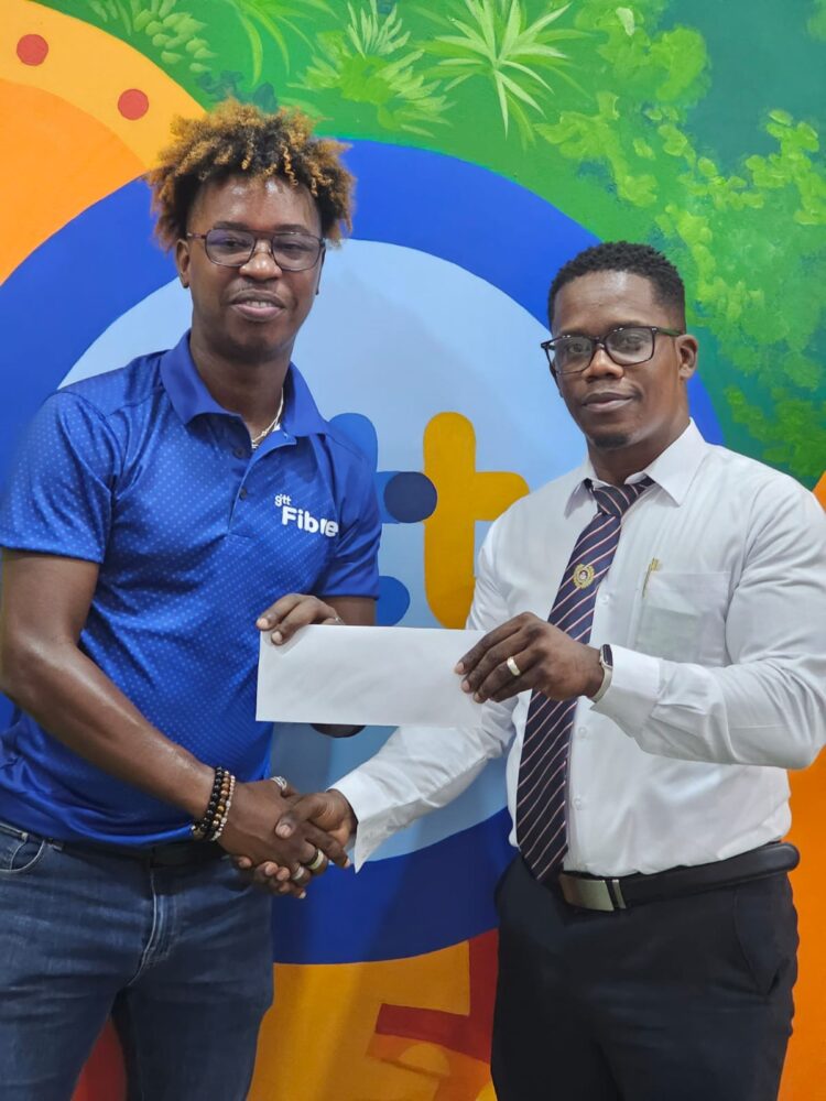 GTT's Product Marketing Manager, Kester Abrams along with Ato Dorris, Mocha Village Day Coordinator