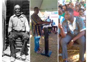 Former slave Cudjoe McPherson and his descendants