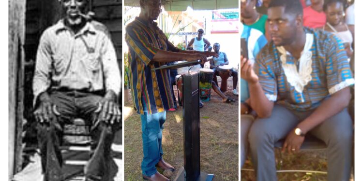 Former slave Cudjoe McPherson and his descendants