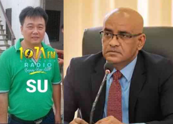 Su Zhirong and Bharrat Jagdeo