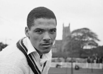 West Indian Test cricketer Patrick Douglas Lashley, known as Peter Lashley, UK, May 1966. (Photo by Evening Standard/Hulton Archive/Getty Images)