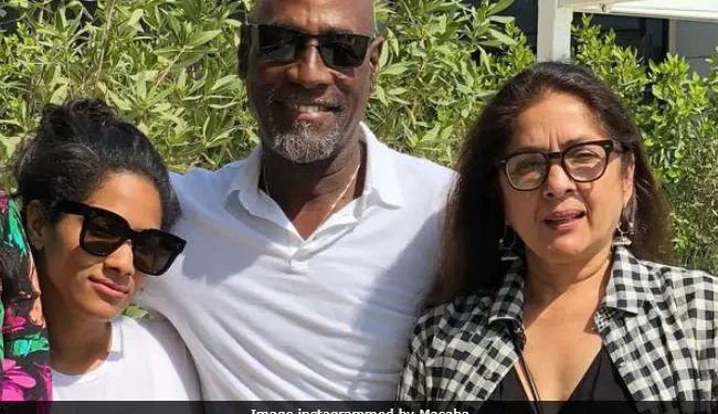 Masaba with Neena Gupta and Viv Richards. (Image courtesy:  Masaba)