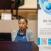 NDMA Assistant ICT Engineer within the Cybersecurity Division, Melissa Vandeyar presenting during the session