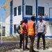 Permanent Secretary of the Ministry of Home Affairs, Mr. Andre Ally inspecting the Rose Hall Police Station