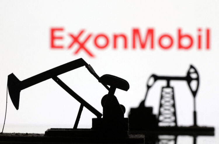 ExxonMobil logo is seen in this illustration taken, October 6, 2023. REUTERS/Dado Ruvic/Illustration