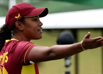 Hayley Matthews was clearly unhappy with some of the decisions during the third ODI • Getty Images