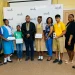 Some of the Winners flanked by Bureau of Statistics and CARICOM representatives