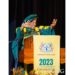 Guyana-born actress, Dr Carol Christine Hilaria Pounder fondly known as CCH Pounder speaking at the University of Guyana's graduation ceremony on Saturday, November 11, 2023. She was conferred with a Doctorate Degree in Excellence in Fine Arts and Civic Engagement. (Photo credit: University of Guyana)