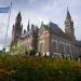 FILE - View of the Peace Palace which houses World Court in The Hague, Netherlands, on Sept. 19, 2023. Guyana on Tuesday, Nov. 14, 2023, urged judges at the United Nations’ highest court to call for a halt to parts of a Venezuelan referendum about a territorial dispute that Guyanese representatives called an “existential threat” designed to pave the way for the annexation of a large part of the country. (AP Photo/Peter Dejong)