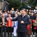 Xi Jinping, General Secretary of the Communist Party of China Central Committee, communicates with residents while inspecting the Panlong community in Liangqing District, Nanning, capital of south China's Guangxi Zhuang Autonomous Region, on December 14. Xi on the morning of December 14 inspected the city of Nanning, capital of south China's Guangxi Zhuang Autonomous Region. During the inspection, Xi visited the China-ASEAN Information Harbor Co., Ltd. and the Panlong community in Liangqing District, and conducted a field study concerning economic and trade cooperation between China and the Association of Southeast Asian Nations (ASEAN), the development and application of informatization, the improvement of urban community governance system and strengthening ethnic unity (XINHUA)