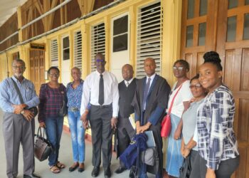 The Applicants and their lawyers.