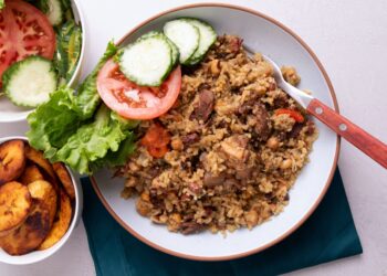 Guyanese-style cook-up (Metemgee.com photo)