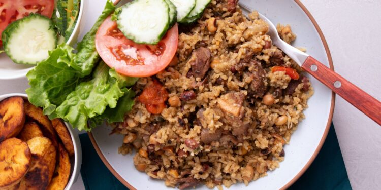 Guyanese-style cook-up (Metemgee.com photo)
