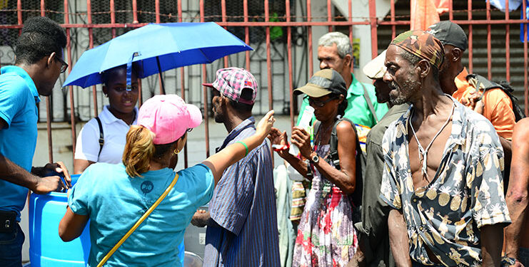 Street dwellers Samuel Maughn photo (Guyana Chronicle )