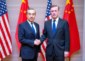 Wang Yi, a member of the Political Bureau of the Communist Party of China (CPC) Central Committee and director of the Office of the Foreign Affairs Commission of the CPC Central Committee, holds talks with US National Security Advisor Jake Sullivan in Bangkok, Thailand, Jan 26, 2024. [Photo/Xinhua]