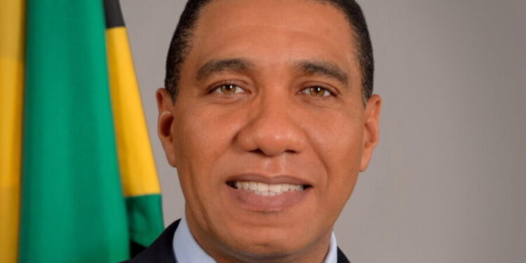 Jamaica's Prime Minister Andrew Holness