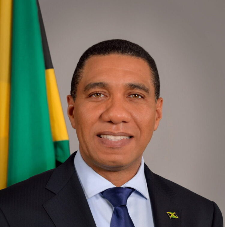 Jamaica's Prime Minister Andrew Holness