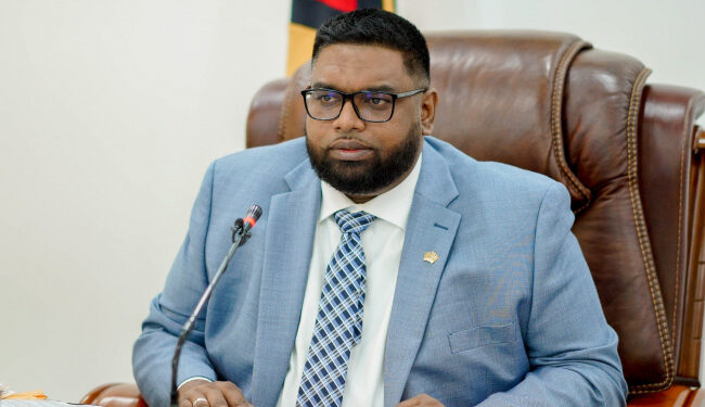 President Irfaan Ali