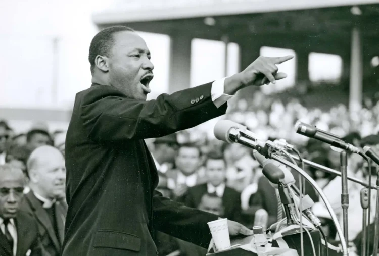The Rev Dr. Martin Luther King Jr. Britannica Photo