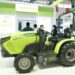 An electric tractor used in greenhouse is pictured in the exhibition area on green agriculture chain during the China International Supply Chain Expo (CISCE) in Beijing, capital of China, Nov. 30, 2023. (Xinhua/Ren Chao)