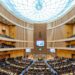 This photo taken on Feb. 17, 2024 shows a view of the 37th Ordinary Session of the African Union (AU) Assembly of the Heads of State and Government in Addis Ababa, Ethiopia. (Xinhua/Li Yahui)